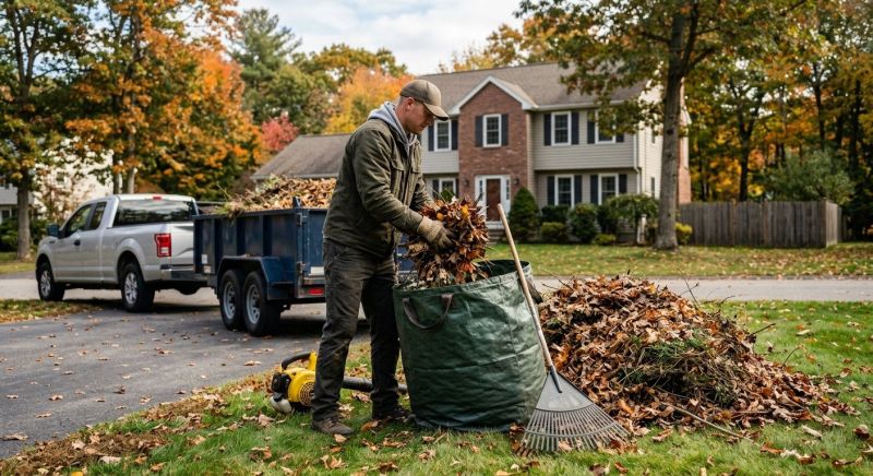 Lawn Debris Cleanup in Ventura County, CA